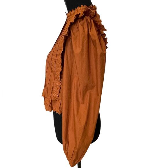 New ~ TREASURE & BOND ~ Delicate Fall Blouse  XXS 100% Cotton - Picture 2 of 7